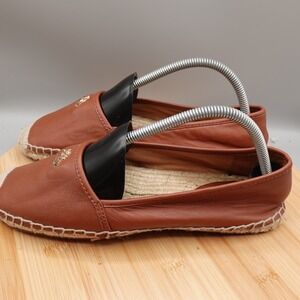Coach Shoes Rhodelle Women's Size 9B Brown Flats Slip On Flaws